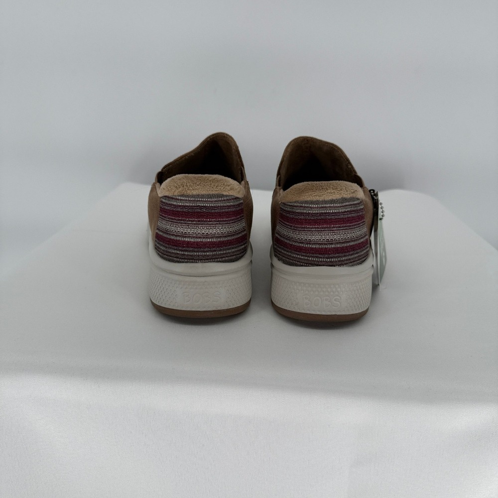 NWT Skechers BOBS Slip-Ins Skipper Wave Stay Snug Slip-On 8 Brown - Picture 4 of 9
